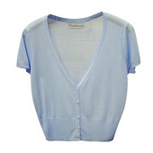 Korejas modes M-XL Vasaras pavasaris Sieviešu V veida kakla trikotāžas brīvi džemperi Sieviešu džemperi ar īsām piedurknēm Adīšana Virsdrēbes Z3284