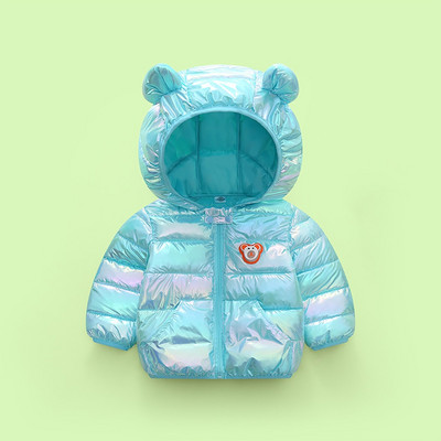 Zēni Zēni Meitenes Jakas Bērni Gaiši Dūnu Mēteļi Bērnu Apģērbi Pavasaris Rudens Ziemas Siltas Virsdrēbes Ausis Kaputes Vestes 1-4T