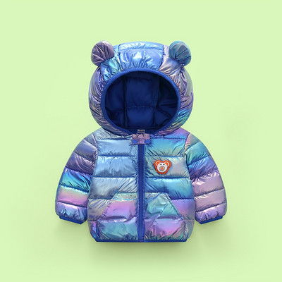 Zēni Zēni Meitenes Jakas Bērni Gaiši Dūnu Mēteļi Bērnu Apģērbi Pavasaris Rudens Ziemas Siltas Virsdrēbes Ausis Kaputes Vestes 1-4T