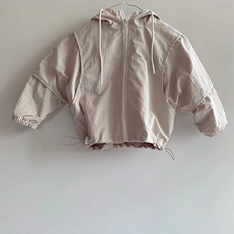 Bērnu jaka pavasara rudens meitenēm zēniem jakas bērniem ar kapuci vējjaka mētelis zīdaiņu ikdienas virsdrēbes 1 3 5 6 g. meitenēm