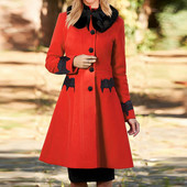 Ziemas vilnas mētelis Sieviešu plānas kažokādas apkakles siltas kokvilnas jakas Sieviešu mežģīnes Grezna vidēji gara jaka Mujer ar kapuci Parkas mēteļi