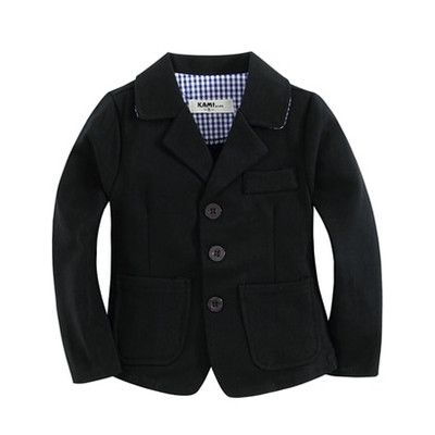 jaunpienācējs trikotāžas kokvilna 100% toddler boy bleize solid Black