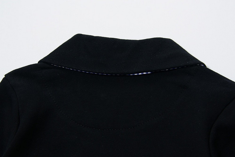 jaunpienācējs trikotāžas kokvilna 100% toddler boy bleize solid Black