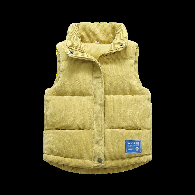 Νέο Φθινοπωρινό Κοτλέ Κοριτσίστικο Ζεστό Γιλέκο Χειμώνα Αγόρια Χοντρό Γιλέκο Παιδικά Πανωφόρια Παιδικά Βαμβακερά Μπουφάν Γιλέκο για 2-10 Χρόνια