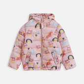 Gyerek lányok télikabát 2022 hosszú ujjú kapucnis felsőruházat meleg gyerek kisgyermek divat vastag pamut párnázott ruházat