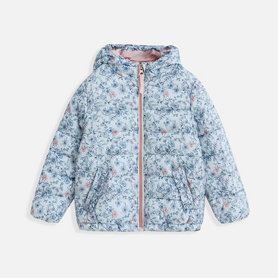 Gyerek lányok télikabát 2022 hosszú ujjú kapucnis felsőruházat meleg gyerek kisgyermek divat vastag pamut párnázott ruházat