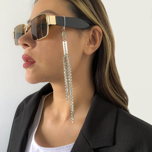 Dodatak za naočale - resica, lančić sa kamenčićima