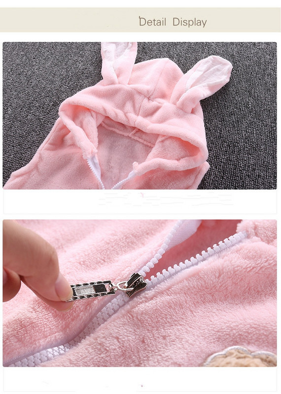 Pavasara bērnu apģērbi Vestes un vestes Meiteņu mazuļi Ziemas Silts Masīvs Veste Biezs Mētelis Virsdrēbes Apģērbi Jaka 90-120cm