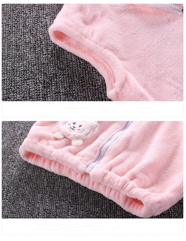 Pavasara bērnu apģērbi Vestes un vestes Meiteņu mazuļi Ziemas Silts Masīvs Veste Biezs Mētelis Virsdrēbes Apģērbi Jaka 90-120cm