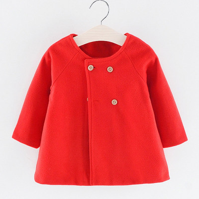 Halilo Baby Girl Ανοιξιάτικο παλτό μαλλί σε στυλ κάπας Παιδικά ρούχα για κορίτσια Παιδικά παλτό Μόδα Princess Παιδικά κορίτσια Παλτό και μπουφάν