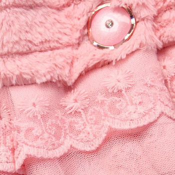 Παιδικό γούνινο παλτό για κορίτσια μπουφάν με βαμβακερή επένδυση Winter Baby Girl Coat Μαργαριτάρι Κρεμαστό Κοριτσίστικα Ρούχα Βρεφικά Παιδικά Πανωφόρια Ρούχα 2-9Y