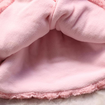 Παιδικό γούνινο παλτό για κορίτσια μπουφάν με βαμβακερή επένδυση Winter Baby Girl Coat Μαργαριτάρι Κρεμαστό Κοριτσίστικα Ρούχα Βρεφικά Παιδικά Πανωφόρια Ρούχα 2-9Y