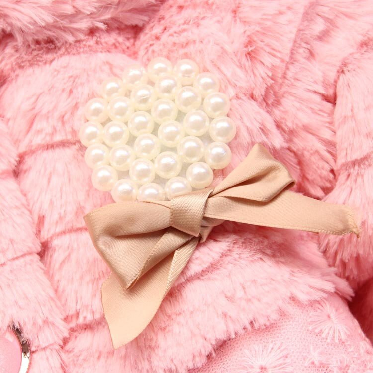 Παιδικό γούνινο παλτό για κορίτσια μπουφάν με βαμβακερή επένδυση Winter Baby Girl Coat Μαργαριτάρι Κρεμαστό Κοριτσίστικα Ρούχα Βρεφικά Παιδικά Πανωφόρια Ρούχα 2-9Y