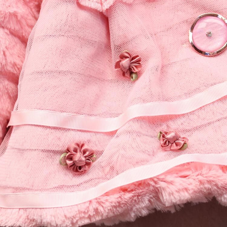 Παιδικό γούνινο παλτό για κορίτσια μπουφάν με βαμβακερή επένδυση Winter Baby Girl Coat Μαργαριτάρι Κρεμαστό Κοριτσίστικα Ρούχα Βρεφικά Παιδικά Πανωφόρια Ρούχα 2-9Y