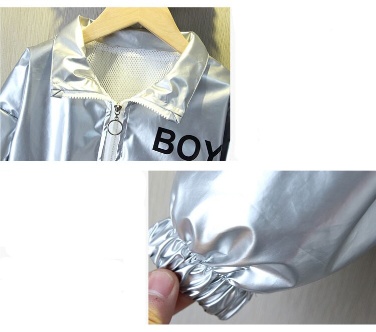 Φθινοπωρινά παλτό για αγόρια Φτερά Διακόσμηση για αγόρι γράμμα Όμορφο μπουφάν για παιδιά Παιδικό αντιανεμικό πανωφόρι δώρο γενεθλίων