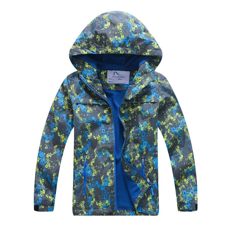 Jaunas 2021. gada pavasara rudens bērnu virsdrēbes Jakas Sporta mode Bērnu mēteļi Divslāņu ūdensnecaurlaidīgas vēja jakas zēniem un meitenēm