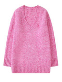 YENKYE jauns rudens sieviešu vintage lielizmēra, mīksts trikotāžas džemperis ar garām piedurknēm ar V kakla izgriezumu, sieviešu džemperi, elegants tops