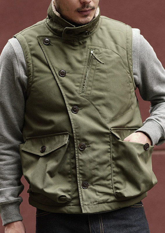 Vīriešu aviatora veste ūdensnecaurlaidīga vēja necaurlaidīga militārā motocikla veste samta ziemas jaka bez piedurknēm vīriešu vintage apģērbi