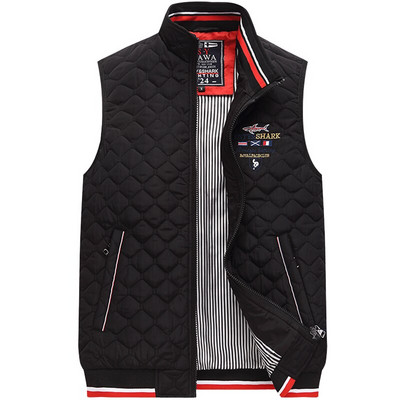 2020. gada rudens bieza silta veste Vīriešu Kenty Shark zīmola vīriešu jakas bez piedurknēm parka mēteļi vīriešu vējjaka dāvana vīriešiem, izmērs 4XL