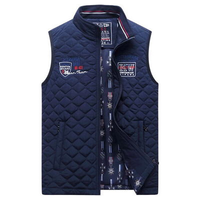 2020. gada rudens bieza silta veste Vīriešu Kenty Shark zīmola vīriešu jakas bez piedurknēm parka mēteļi vīriešu vējjaka dāvana vīriešiem, izmērs 4XL