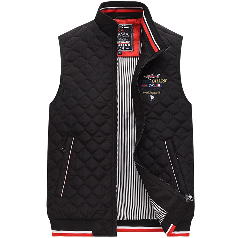 2020. gada rudens bieza silta veste Vīriešu Kenty Shark zīmola vīriešu jakas bez piedurknēm parka mēteļi vīriešu vējjaka dāvana vīriešiem, izmērs 4XL