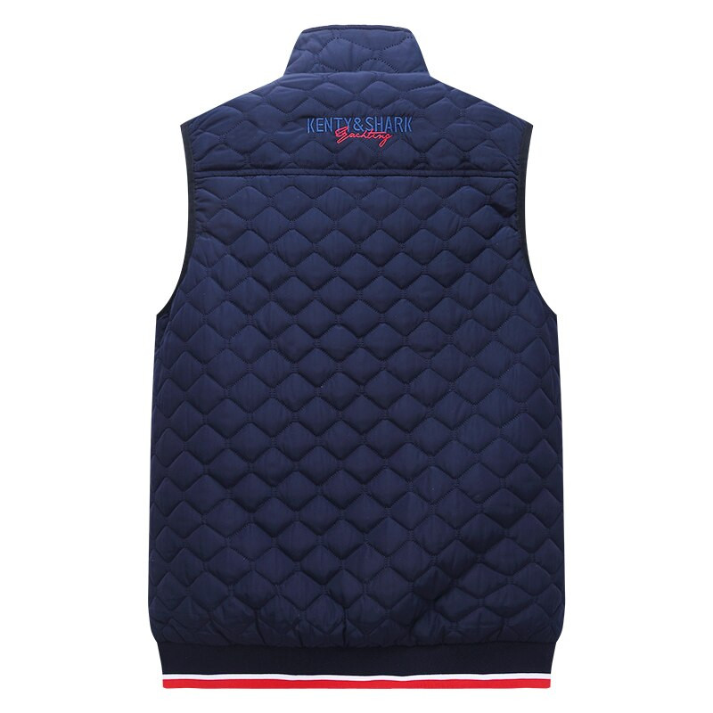 2020. gada rudens bieza silta veste Vīriešu Kenty Shark zīmola vīriešu jakas bez piedurknēm parka mēteļi vīriešu vējjaka dāvana vīriešiem, izmērs 4XL