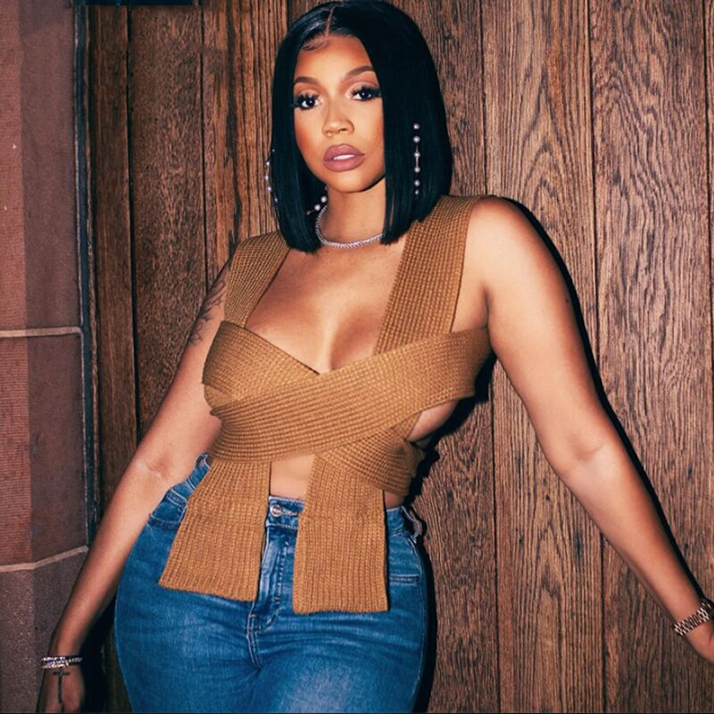 2022. gada bezpiedurkņu trikotāžas džemperis, seksīgs rudens vasaras modes veste, melna, balta džempera tops sievietēm, rudens rudens džemperis