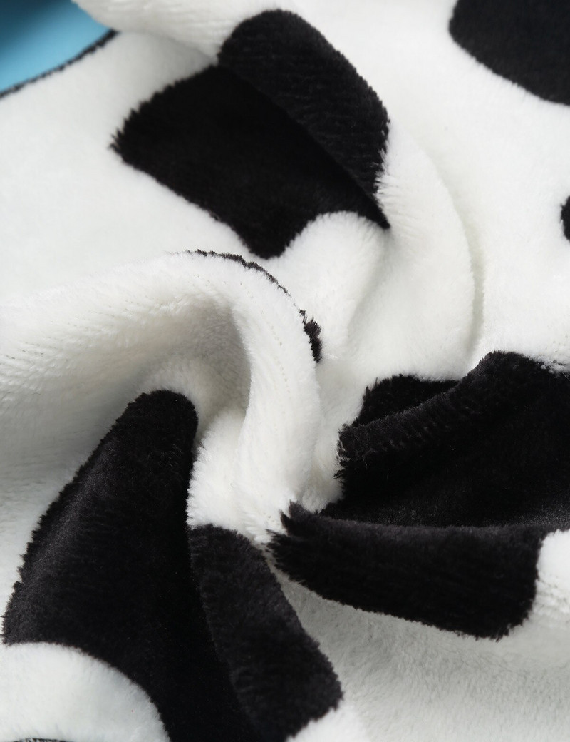 Jauns unisex zēnu meiteņu, mīksts flaneļa piedurkņu, atvērts priekšpuse, govs apdrukāta veste, topi, bērnu kovboju kovboju kleitas kostīms