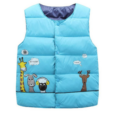 Zēni Zēni Meitenes Silts Pavasaris Rudens Dūnu Jaka Veste Bērnu Virsdrēbes Toddler Polsterēts Veste Bērnu Apģērbi Apģērbi