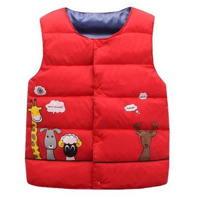 Zēni Zēni Meitenes Silts Pavasaris Rudens Dūnu Jaka Veste Bērnu Virsdrēbes Toddler Polsterēts Veste Bērnu Apģērbi Apģērbi