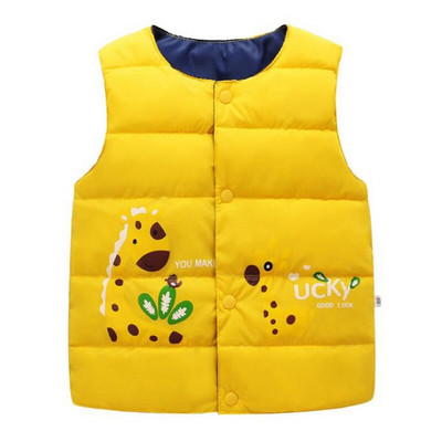 Zēni Zēni Meitenes Silts Pavasaris Rudens Dūnu Jaka Veste Bērnu Virsdrēbes Toddler Polsterēts Veste Bērnu Apģērbi Apģērbi