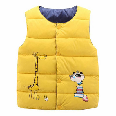 Zēni Zēni Meitenes Silts Pavasaris Rudens Dūnu Jaka Veste Bērnu Virsdrēbes Toddler Polsterēts Veste Bērnu Apģērbi Apģērbi