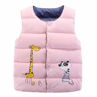 Zēni Zēni Meitenes Silts Pavasaris Rudens Dūnu Jaka Veste Bērnu Virsdrēbes Toddler Polsterēts Veste Bērnu Apģērbi Apģērbi
