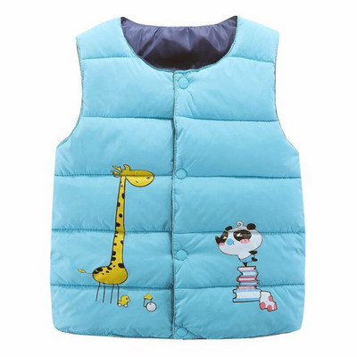 Zēni Zēni Meitenes Silts Pavasaris Rudens Dūnu Jaka Veste Bērnu Virsdrēbes Toddler Polsterēts Veste Bērnu Apģērbi Apģērbi