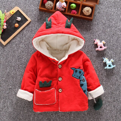 Cold Winter Plus Velvet Βρεφικά Παλτό για Αγόρια Χοντρό Μπουφάν Ζεστό Βαμβακερό Παιδικά Εξωτερικά Ενδύματα 1-5 Y Βρεφικά Παιδικά Ρούχα