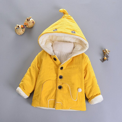Cold Winter Plus Velvet Βρεφικά Παλτό για Αγόρια Χοντρό Μπουφάν Ζεστό Βαμβακερό Παιδικά Εξωτερικά Ενδύματα 1-5 Y Βρεφικά Παιδικά Ρούχα