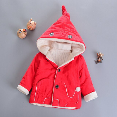 Cold Winter Plus Velvet Βρεφικά Παλτό για Αγόρια Χοντρό Μπουφάν Ζεστό Βαμβακερό Παιδικά Εξωτερικά Ενδύματα 1-5 Y Βρεφικά Παιδικά Ρούχα