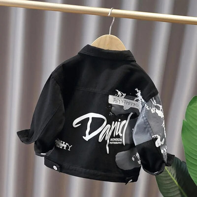 Dječja jakna za dječake Novi dječji kaput Proljetna i jesenska traper jakna Dječja traper jakna Gornja odjeća za dječake Jenas