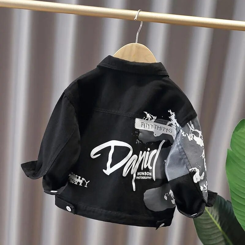 Dječja jakna za dječake Novi dječji kaput Proljetna i jesenska traper jakna Dječja traper jakna Gornja odjeća za dječake Jenas