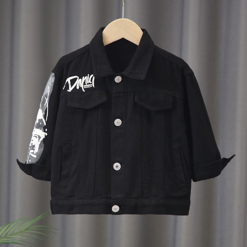 Dječja jakna za dječake Novi dječji kaput Proljetna i jesenska traper jakna Dječja traper jakna Gornja odjeća za dječake Jenas