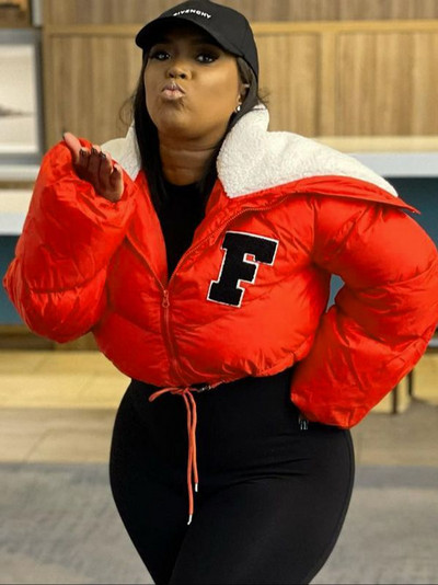 Modna jesensko-zimska puhasta jakna i kaputi Ženska božićna gornja odjeća balon kroja Topla odjeća