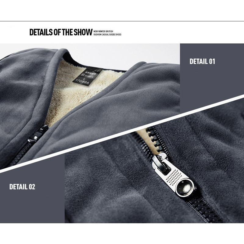 Žieminiai vyriški ėriuko kašmyro paltai Vilnos liemenė 95KG870 vyriškos liemenės su keliomis kišenėmis pavasario rudens vyriški viršutiniai drabužiai #bx234ml