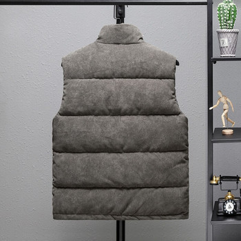New Arrival Vest Jacket Ανδρικό φθινοπωρινό ζεστό αμάνικο μπουφάν Ανδρικό χειμωνιάτικο βελούδινο καθημερινό γιλέκο Brand Clothing Veste Homme
