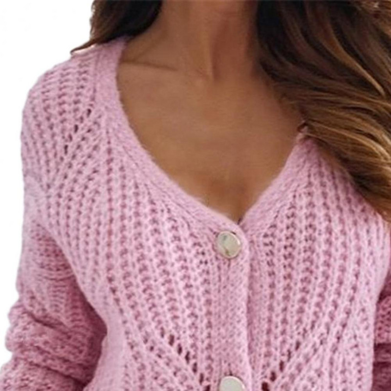 Oversized Off Shoulder Πράσινη Ζακέτα Πουλόβερ Ζακέτα Φθινοπωρινό, Χειμερινό, Κοίλο Πλεκτό Παλτό