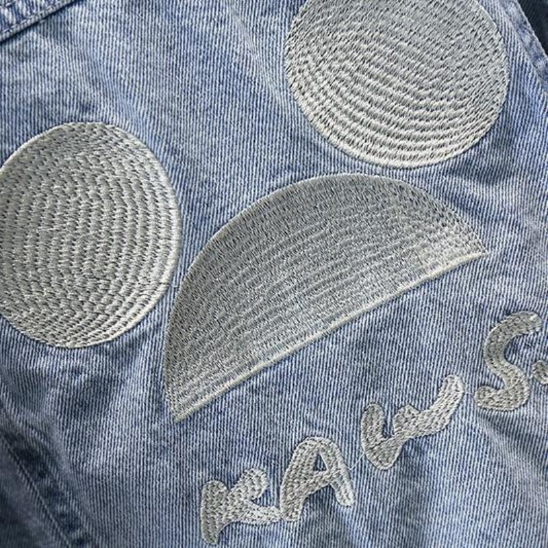 Traper jakna za djevojčice Dječji crtić Mikey Vez Denim Gornja odjeća Jesen Tople pamučne jeans jakne za djevojčice Modni kaput za malu djecu