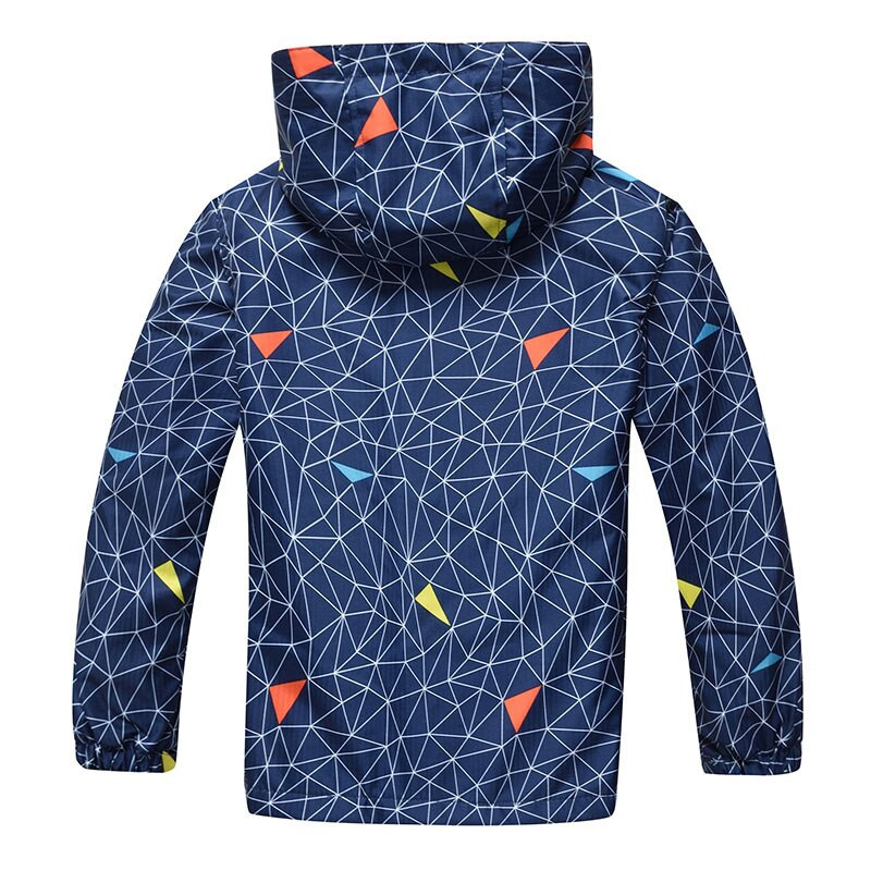 2021 Φθινοπωρινό μπουφάν για αγόρια Fleece για κορίτσια Ανεμοδαρμένα παλτά Παιδικά εξωτερικά ρούχα Sporty Hoodie Ρούχα Διώροφα αδιάβροχα