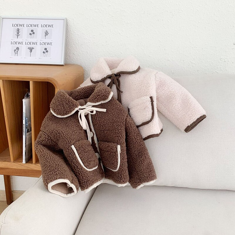 MILANCEL Ziemas bērnu parki, apkakles, meiteņu kažoki, truši kažokādas iekšā, bērnu virsdrēbes