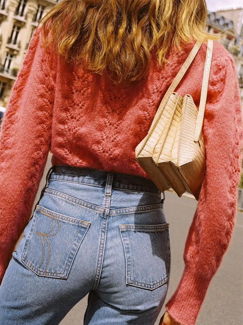 2022. gada agrā rudens sieviešu džemperi, džemperi, džemperi ar vienrindu, eleganti dāmu trikotāžas topi