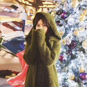 Najprodavaniji dugi džemper od prirodnog nerca i kašmira s kapuljačom Pravi topli kardigani Ženski s kapuljačom Ženski dugi kaput wsr538