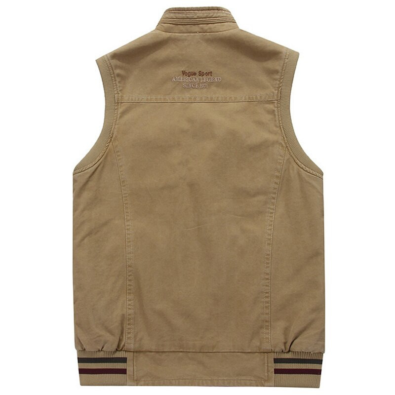 Karstā izpārdošana plus 9XL veste vīriešu kokvilnas divpusēja taktiskā veste ar daudzām kabatām bezpiedurkņu jaka chalecos para hombre vīriešu mētelis